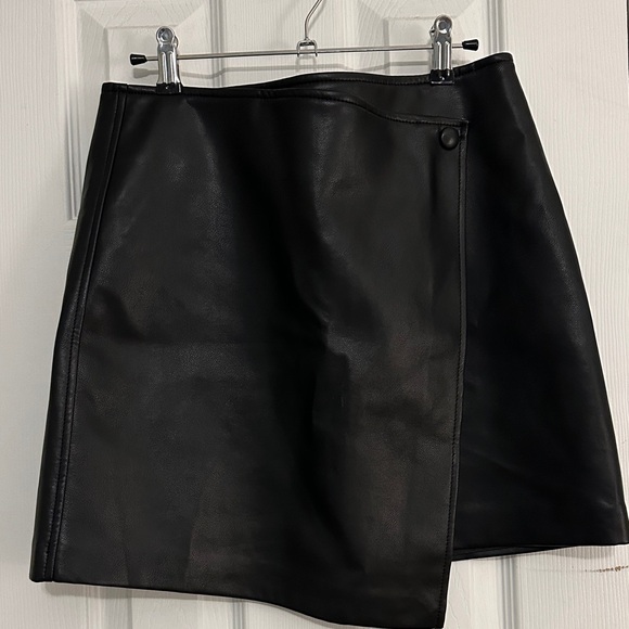 Blank NYC Dresses & Skirts - Blank NYC Black Faux Leather Mini Skirt